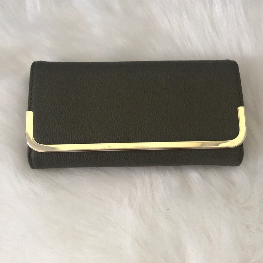 Charming Charlie Olive Wallet